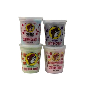 Buc-ee's Cotton Candy Pack of 4 Flavor Bundle