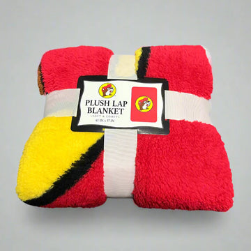 Buc-ee's Red Plush Throw Lap Blanket