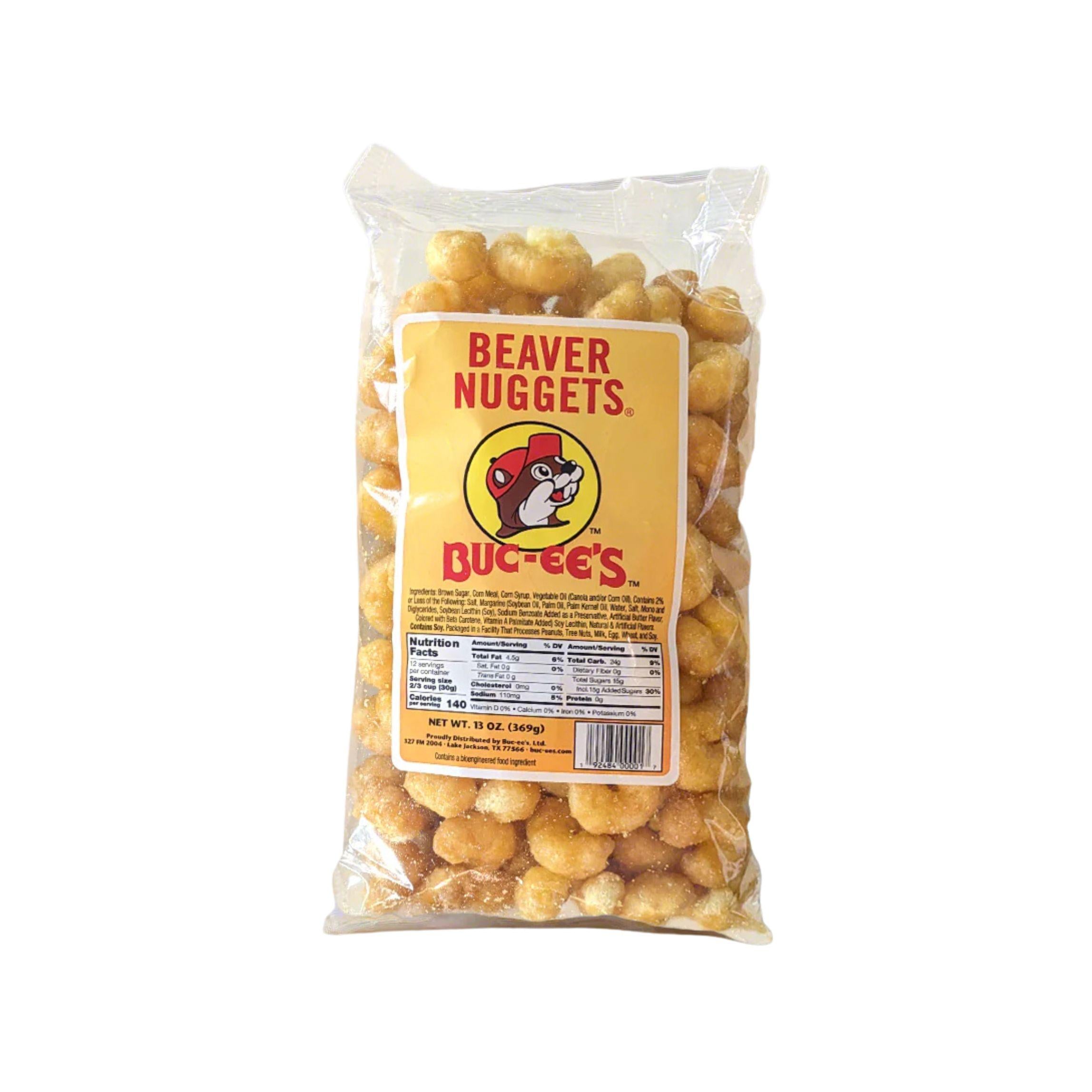 Buc-ee's Sweet, Crispy, Crunchy Beaver Nuggets 3 Pack Flavored Trio Snack Bundle