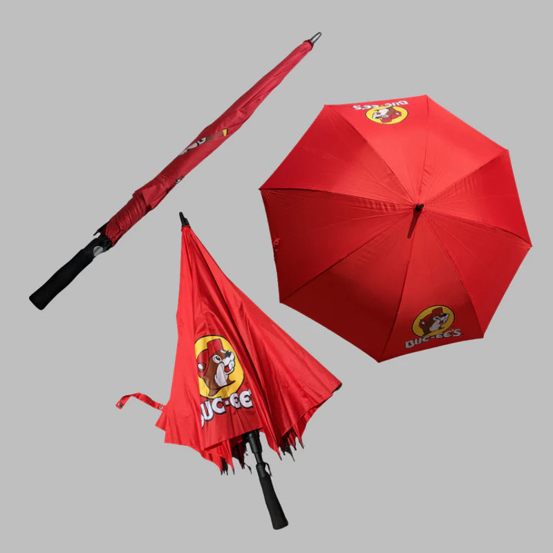 Buc-ee's Authentic Mascot Logo Rain Umbrella