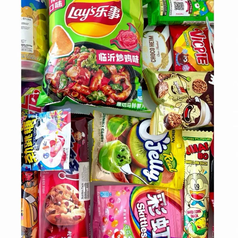 11 Pound Premium Asian Snack Box Gift Pack - Sweet & Savory Delights from Japan Korea Philippines Thailand Multipack