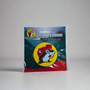 Buc-ee's Premium Chrome Auto Emblem Decal