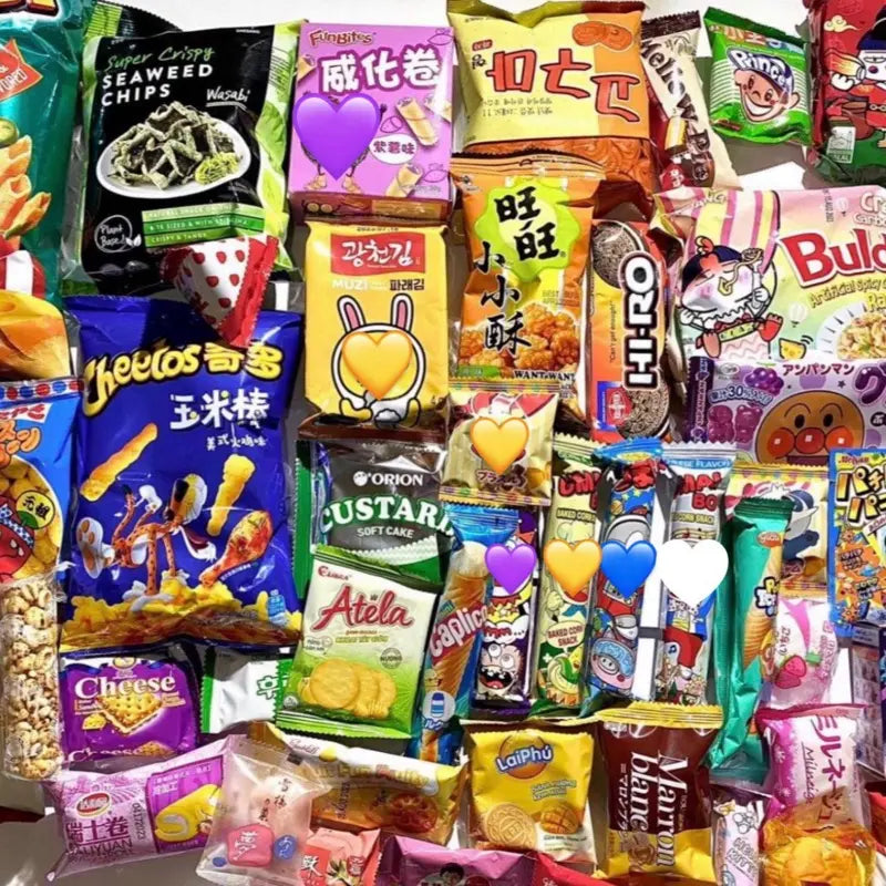 11 Pound Premium Asian Snack Box Gift Pack - Sweet & Savory Delights from Japan Korea Philippines Thailand Multipack
