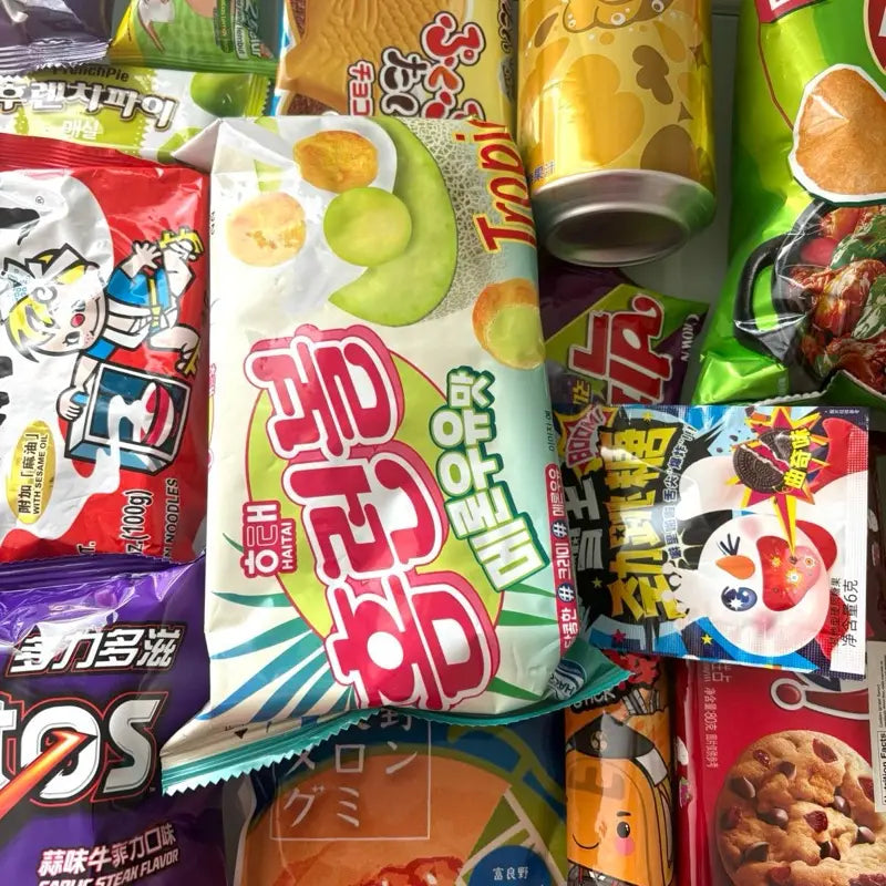11 Pound Premium Asian Snack Box Gift Pack - Sweet & Savory Delights from Japan Korea Philippines Thailand Multipack