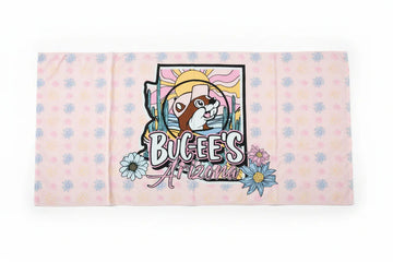 Buc-ee's Authentic Pink Arizona Daisy Beach Towel