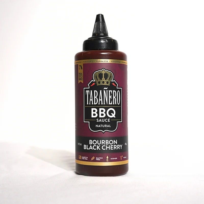 Authentic Tabañero Bourbon Black Cherry BBQ Sauce (14.5 oz.)