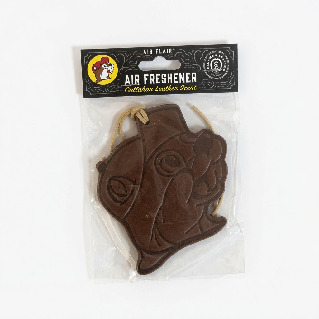 Buc-ee's Callahan Premium Leather Car Air Freshener