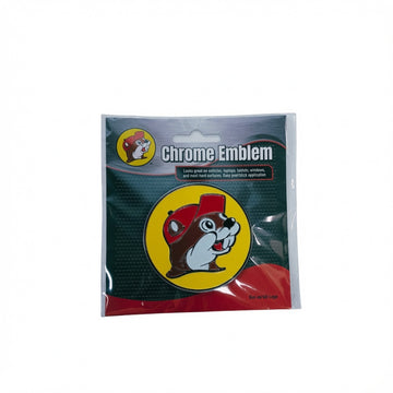 Buc-ee's Premium Chrome Auto Emblem Decal