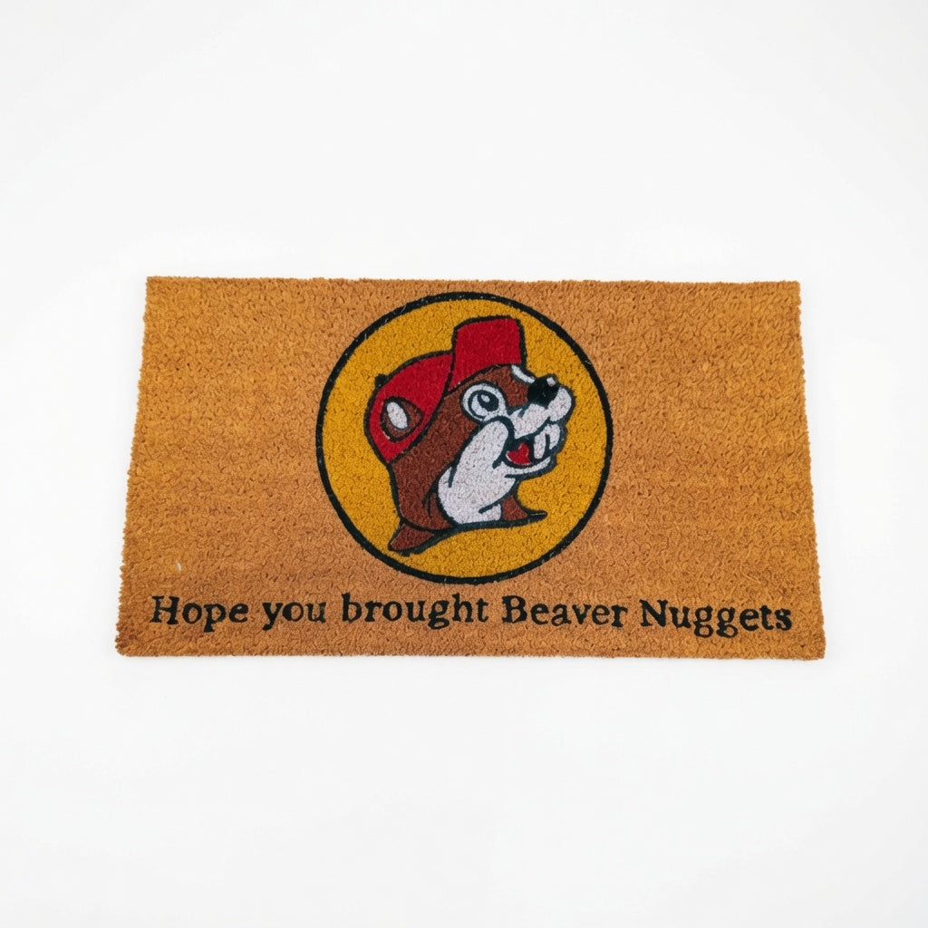 Buc-ee's Authentic Natural Fiber Welcome Doormat (16" x 28")