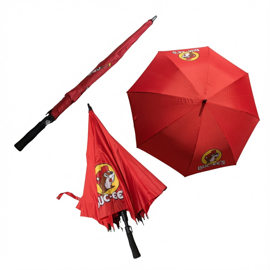 Buc-ee's Authentic Mascot Logo Rain Umbrella