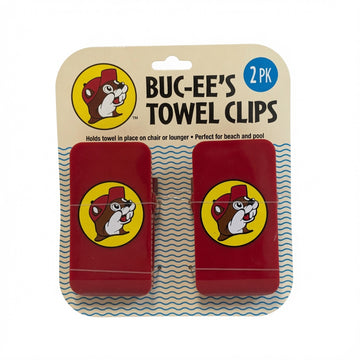 Buc-ee's Authentic Beaver Towel Clips - 2 Pack