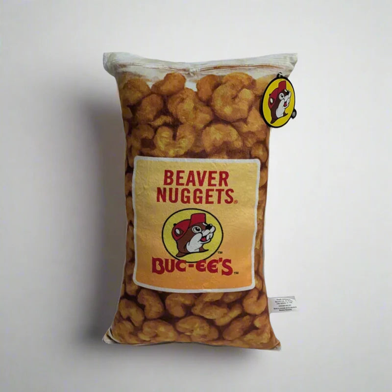 Buc-ee's Novelty Beaver Nugget Plush Pillow