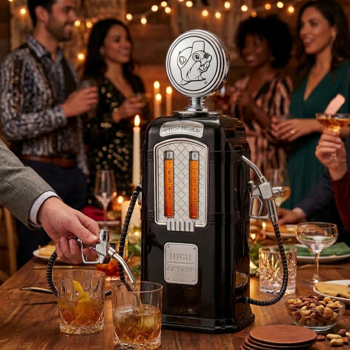 Buc-ee's Retro Gas Pump Dual Beverage Dispenser (1.8L)