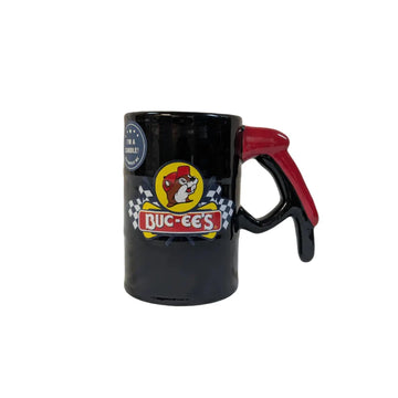 Buc-ee's Gas Pump Handle Woodsmoke Bourbon Ceramic Candle