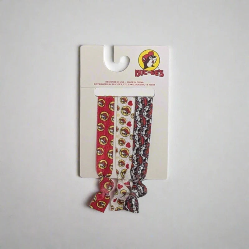 Authentic Buc-ee's Hair Ties (3 Pack)