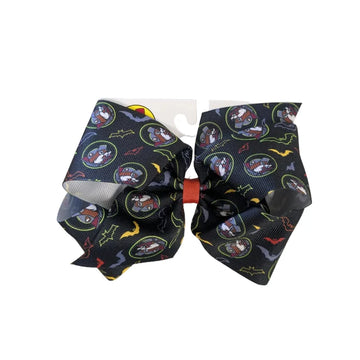 Authentic Buc-ee's Halloween Neon Bat Hair Bows