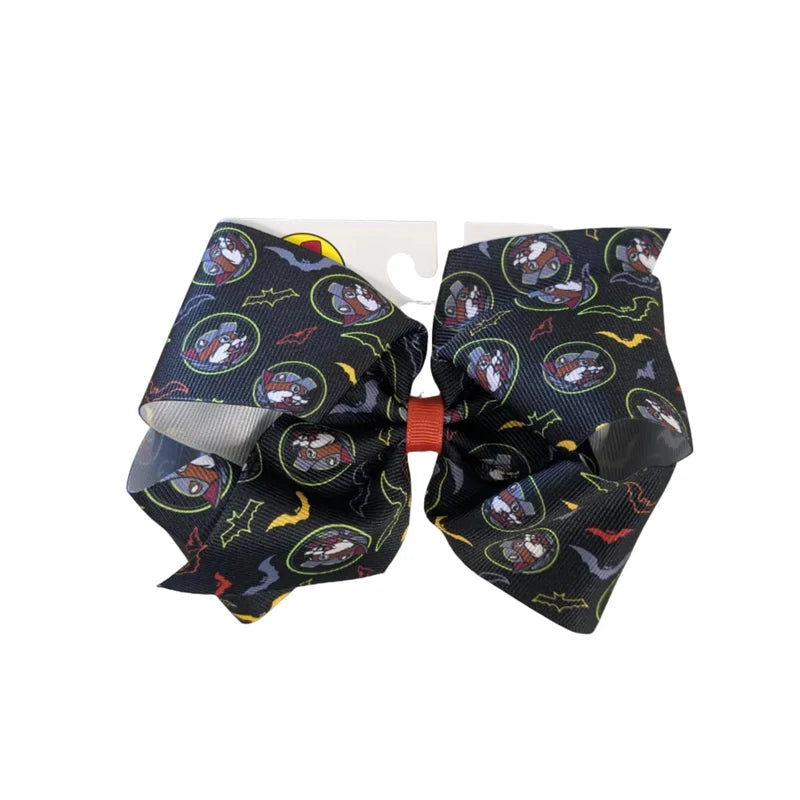Authentic Buc-ee's Halloween Neon Bat Hair Bows