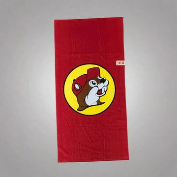 Buc-ee's Authentic Classic Red Beach Towel