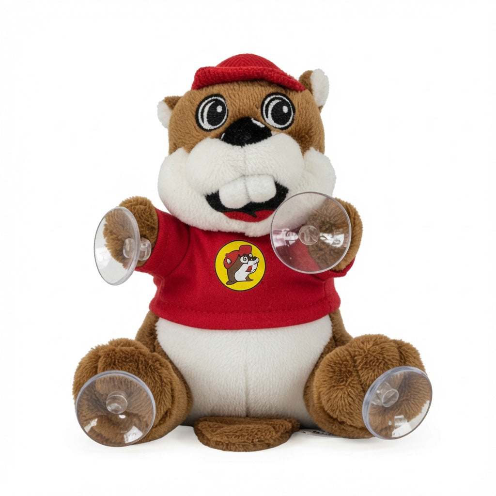 Buc-ee's Authentic Mini Suction Cup Window Plush