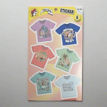 Buc-ee's Authentic T-Shirt Stickers