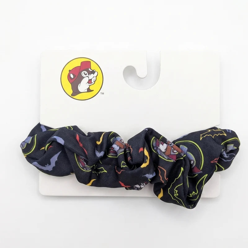 Authentic Buc-ee's Quick Bites Spooky Nights Halloween Scrunchie