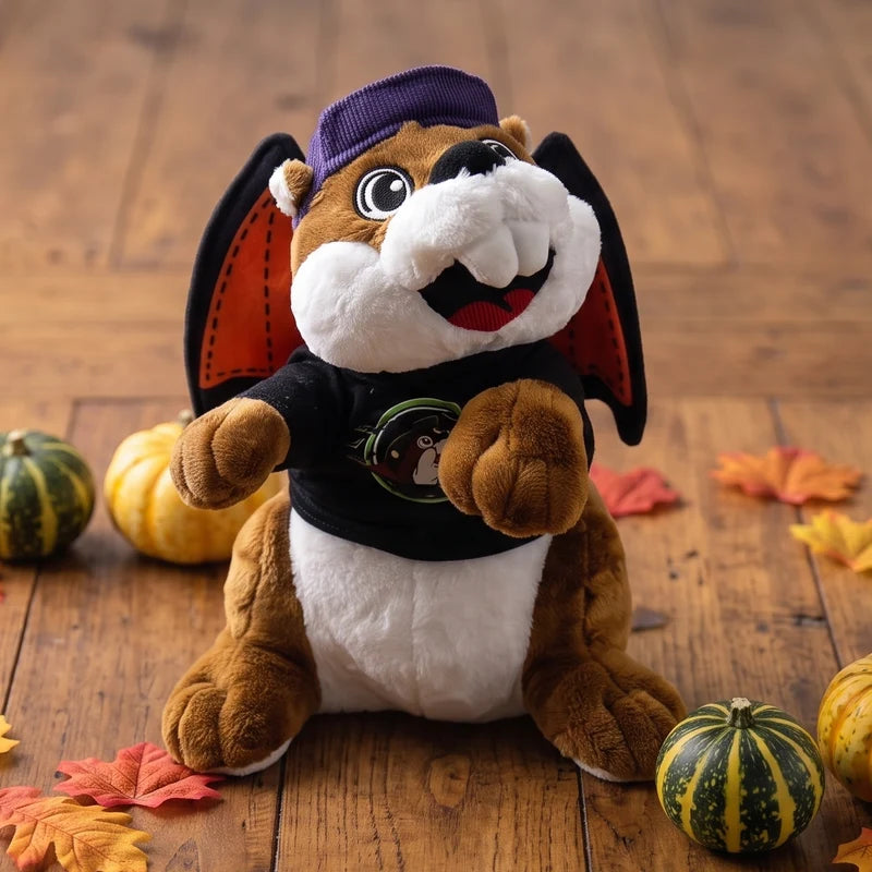 Buc-ee’s Halloween Vampire Plushie, Spooky Beaver Stuffed Animal, Seasonal Plush Collectible & Halloween Gift