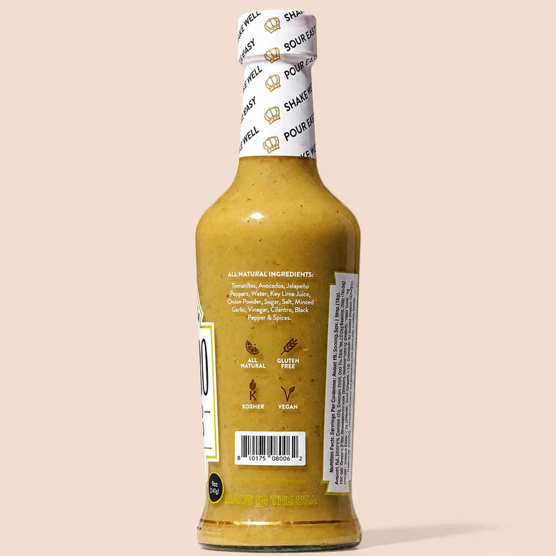 Authentic Tabañero Jalapeño Avocado Taco Sauce (9 oz.)