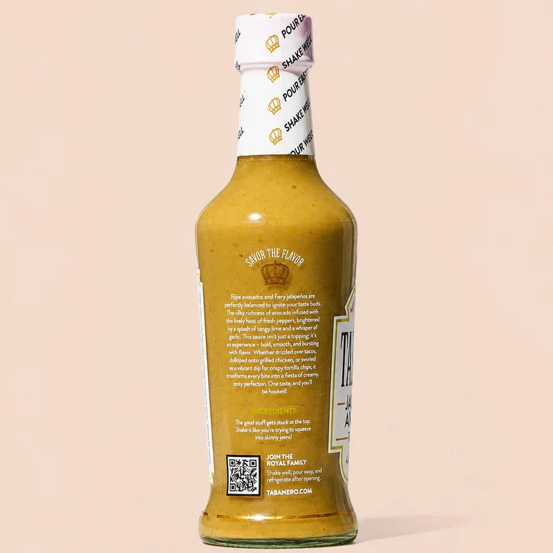 Authentic Tabañero Jalapeño Avocado Taco Sauce (9 oz.)