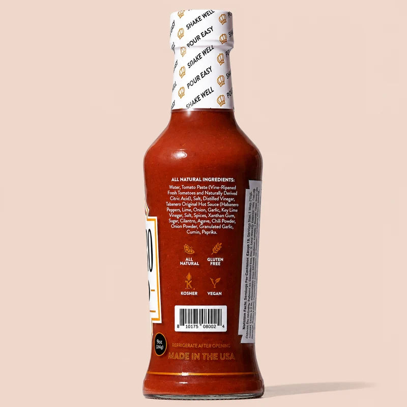 Authentic Tabañero Original Taco Sauce (9 oz.)