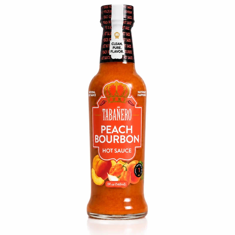 Authentic Tabañero Peach Bourbon Hot Sauce (5 oz.)