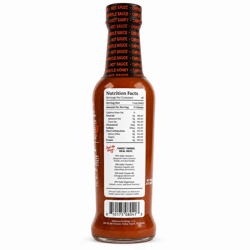 Authentic Tabañero Chipotle Honey Hot Sauce (8 oz.)