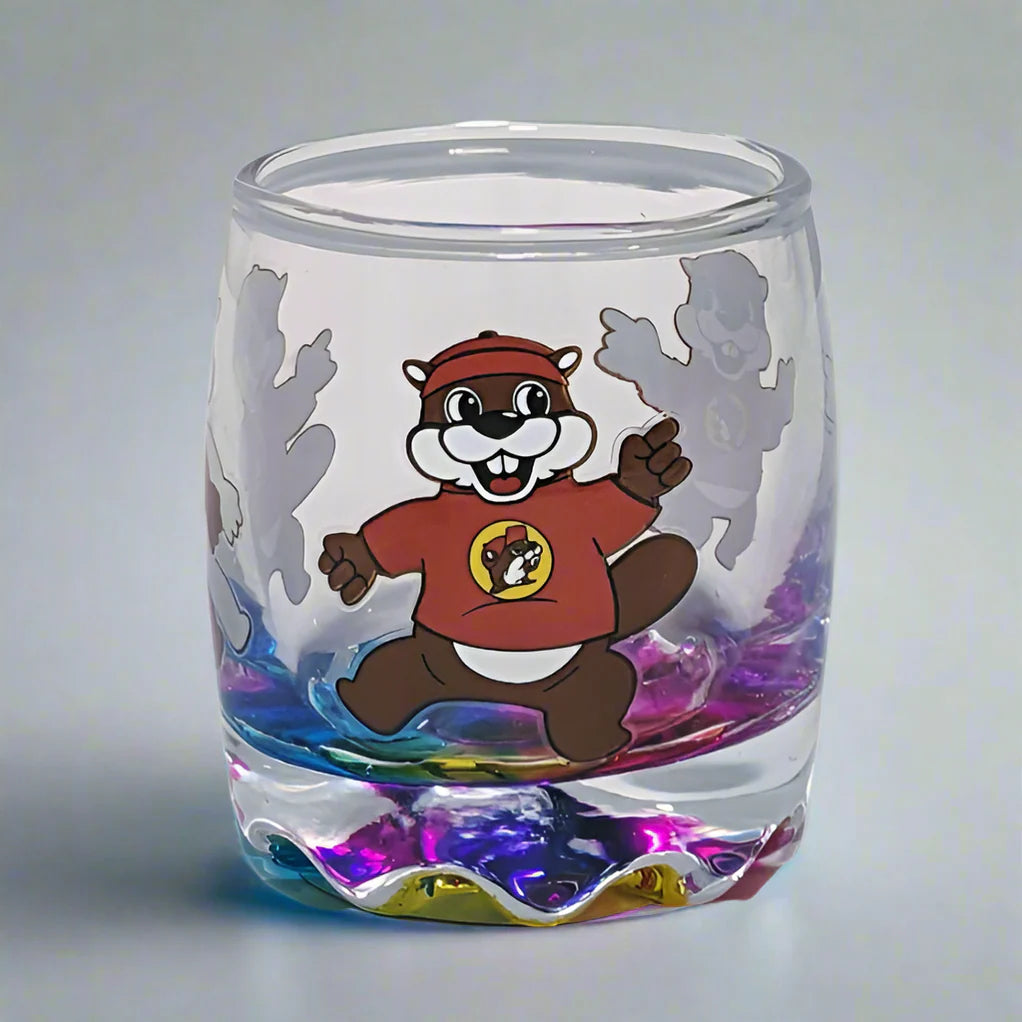Buc-ee's Vibrant Rainbow 1.5oz Shot Glass