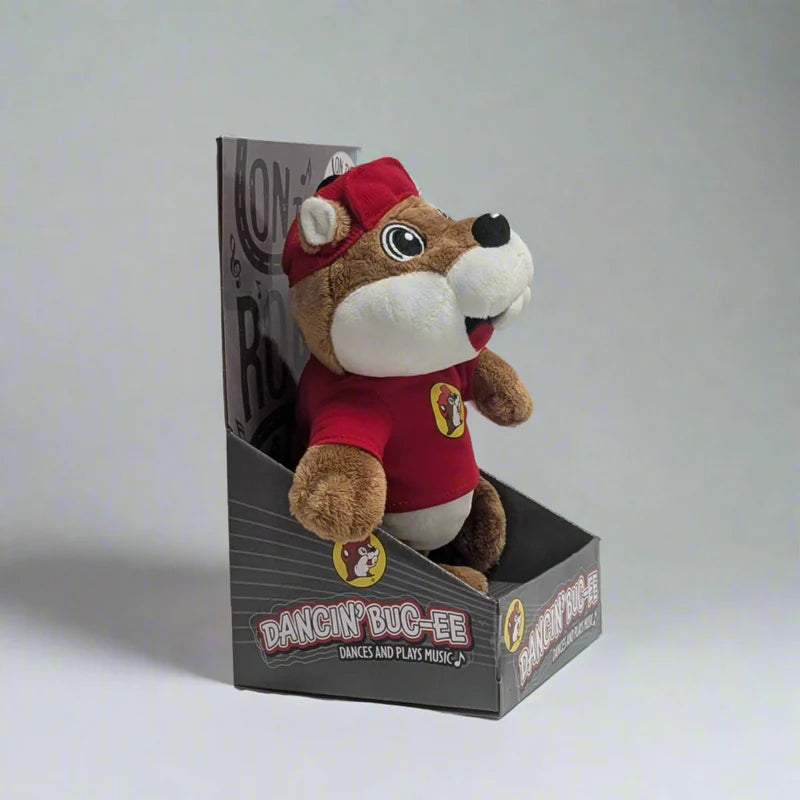 Buc-ee’s Dancin’ Buc-ee Plush, Dancing Musical Stuffed Animal Toy with Music, Interactive Gift for Buc-ee’s Fans