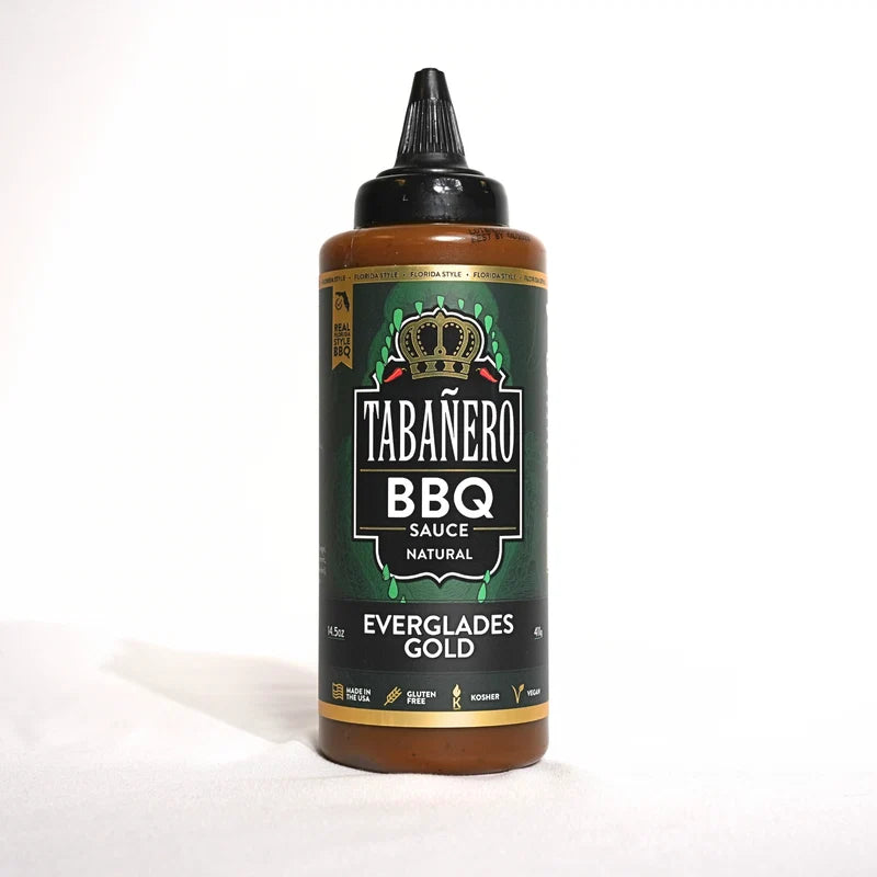 Authentic Tabañero Everglades Gold BBQ Sauce (14.5 oz.)