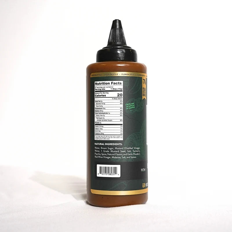 Authentic Tabañero Everglades Gold BBQ Sauce (14.5 oz.)