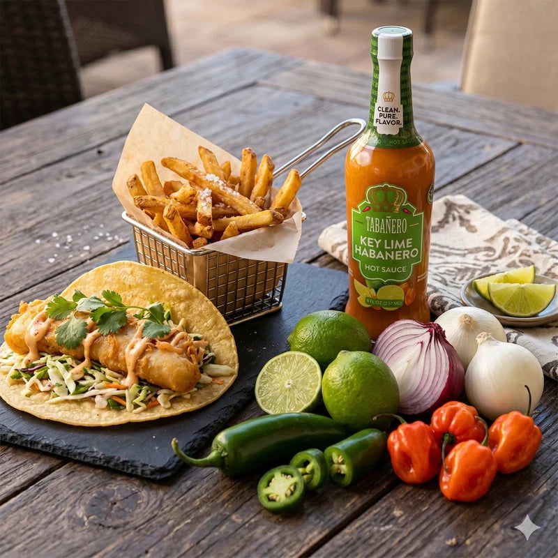 Authentic Tabañero Key Lime Habanero Hot Sauce (8 oz.)
