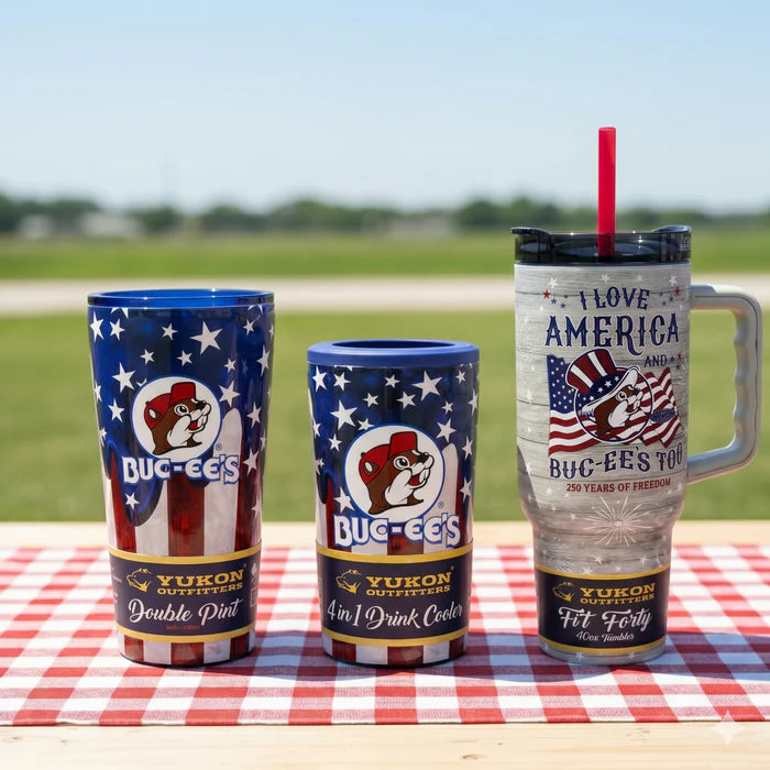 Buc-ee's 4th of July 2026 Patriotic Tumbler Collection
