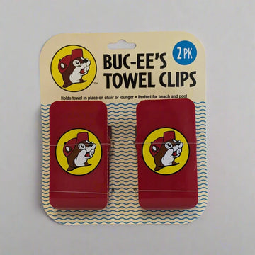 Buc-ee's Authentic Beaver Towel Clips - 2 Pack