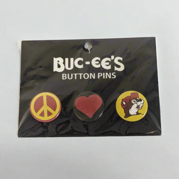 Buc-ee's Authentic Button Pins