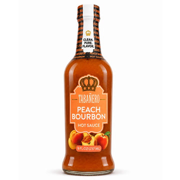 Authentic Tabañero Peach Bourbon Hot Sauce (8 oz.)