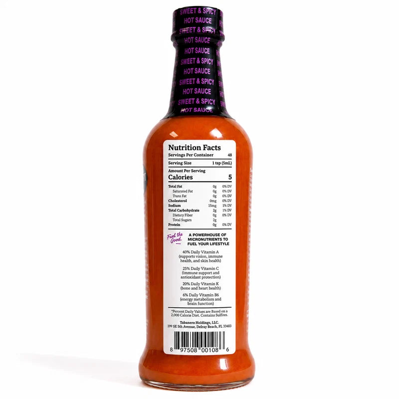 Authentic Tabañero Sweet & Spicy Hot Sauce (8 oz.)