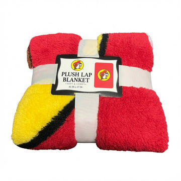 Buc-ee's Red Plush Throw Lap Blanket