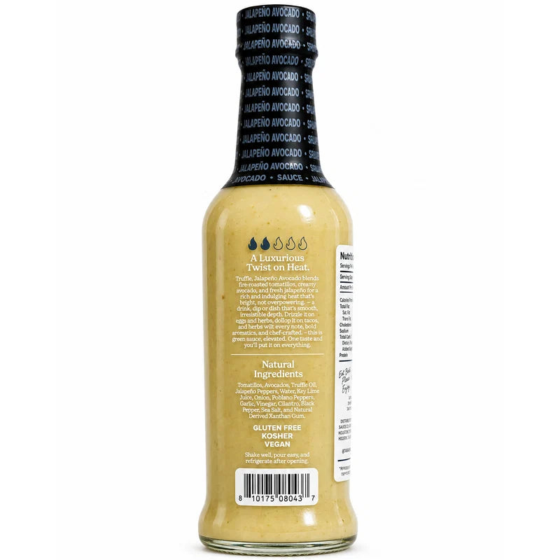 Authentic Tabañero Truffle Jalapeño Avocado Hot Sauce (9 oz.)