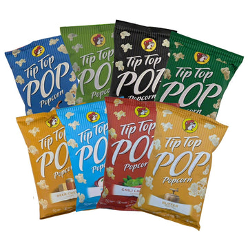 Buc-ee's Tip Top Popcorn 8 Flavor Bundle