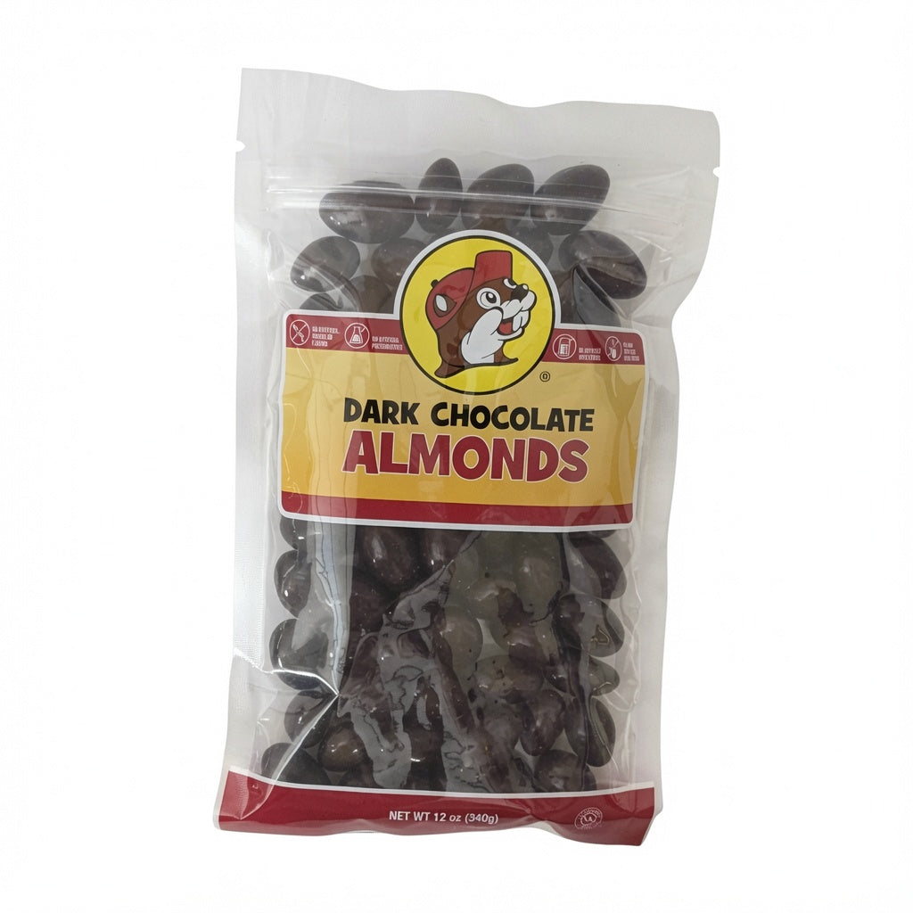 Buc-ee's Dark Chocolate Almonds