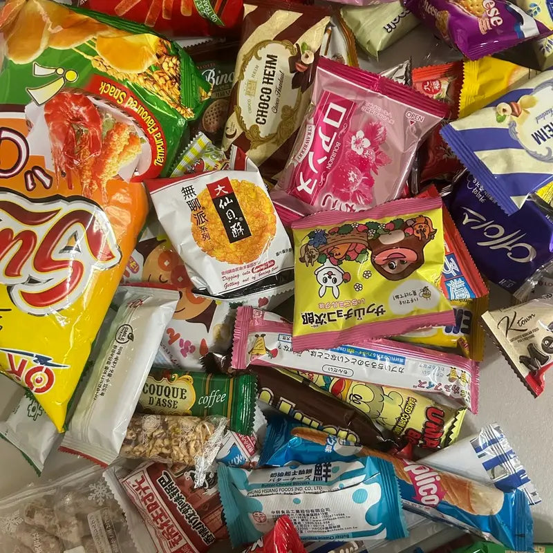 11 Pound Premium Asian Snack Box Gift Pack - Sweet & Savory Delights from Japan Korea Philippines Thailand Multipack