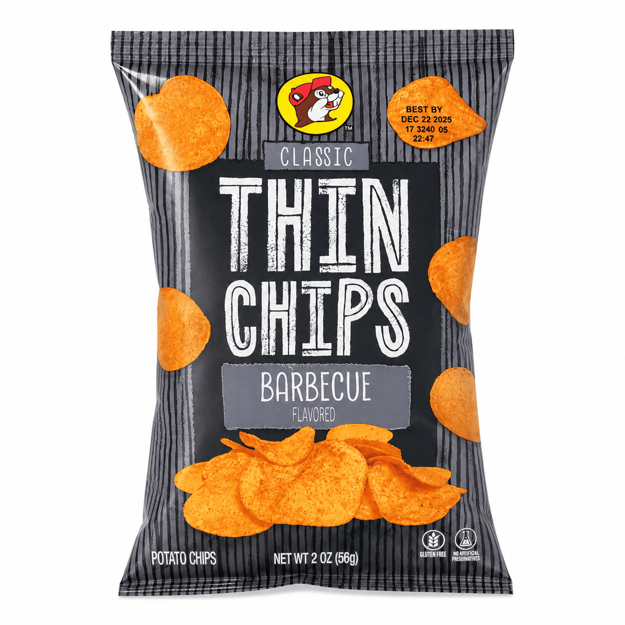 Buc-ee's Classic Thin Chips - Barbecue