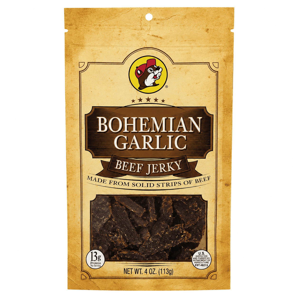 Buc-ee's Bohemian Recipe Garlic Beef Jerky