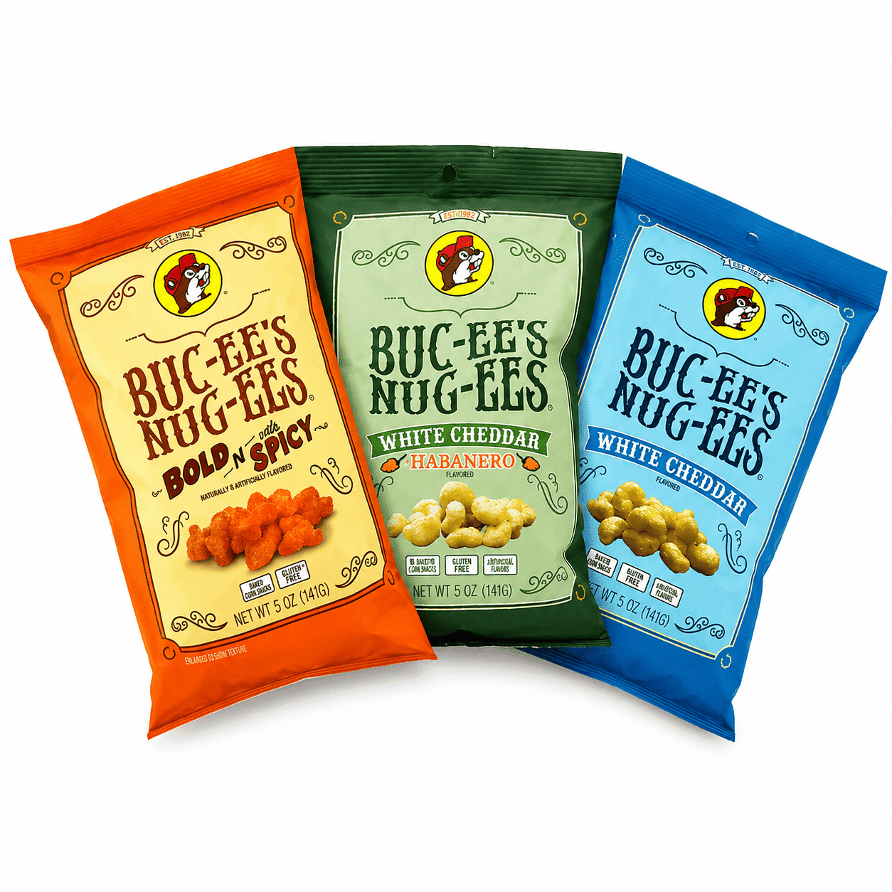 Buc-ee's Nuggets 3 Flavor Trio Pack
