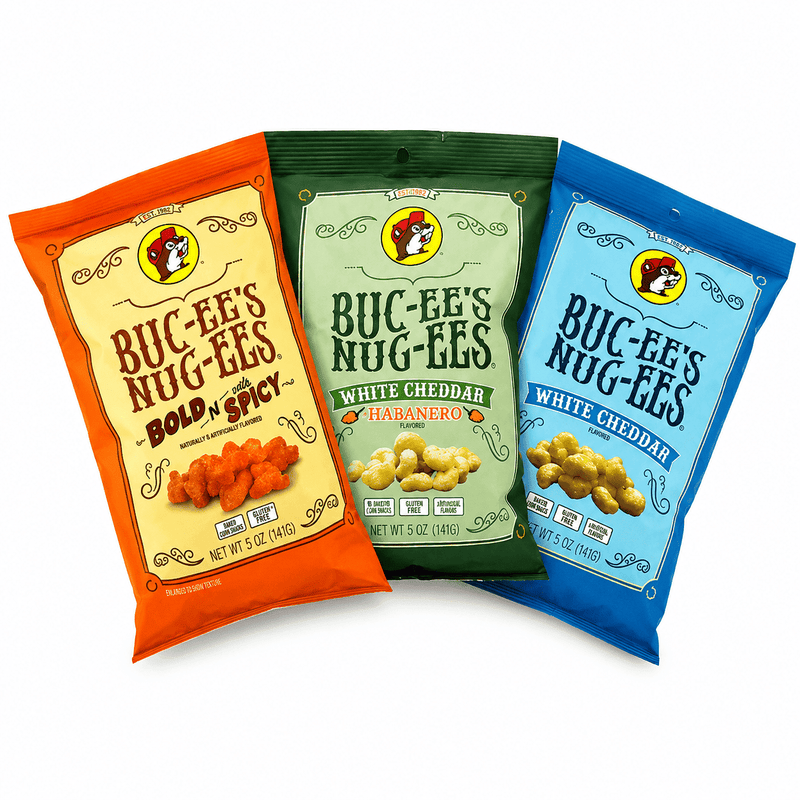 Buc-ee's Nuggets 3 Flavor Trio Pack